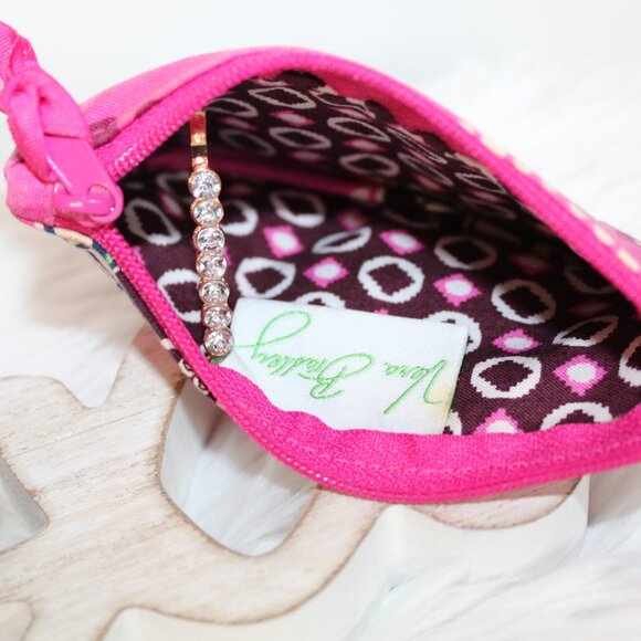 Vera Bradley Zip ID Case Bundle of 2/Cocoa Moss (New), Cupcake (Preowned) - Picture 11 of 16